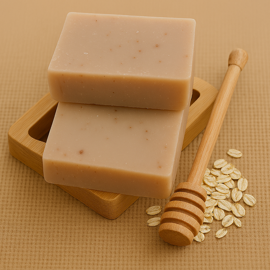 Bee's Knees Oat Milk and Honey soap