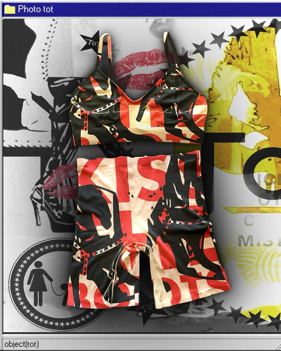 ꒰⁎&prime;̥̥̥ #ToTLOOKISSTHEBOOTS Shorts&amp;Top OUT NOW DM4ℹ️‵̥̥̥ ꒱ .&middot;&deg;՞(T o T)՞&deg;&middot;. LINK in BIO✧

#punkactivewear #twinset #ToT #tongueofthongs