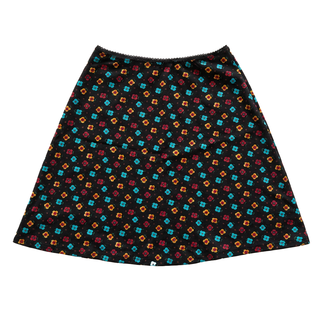 FLOWER KNEE SKIRT !