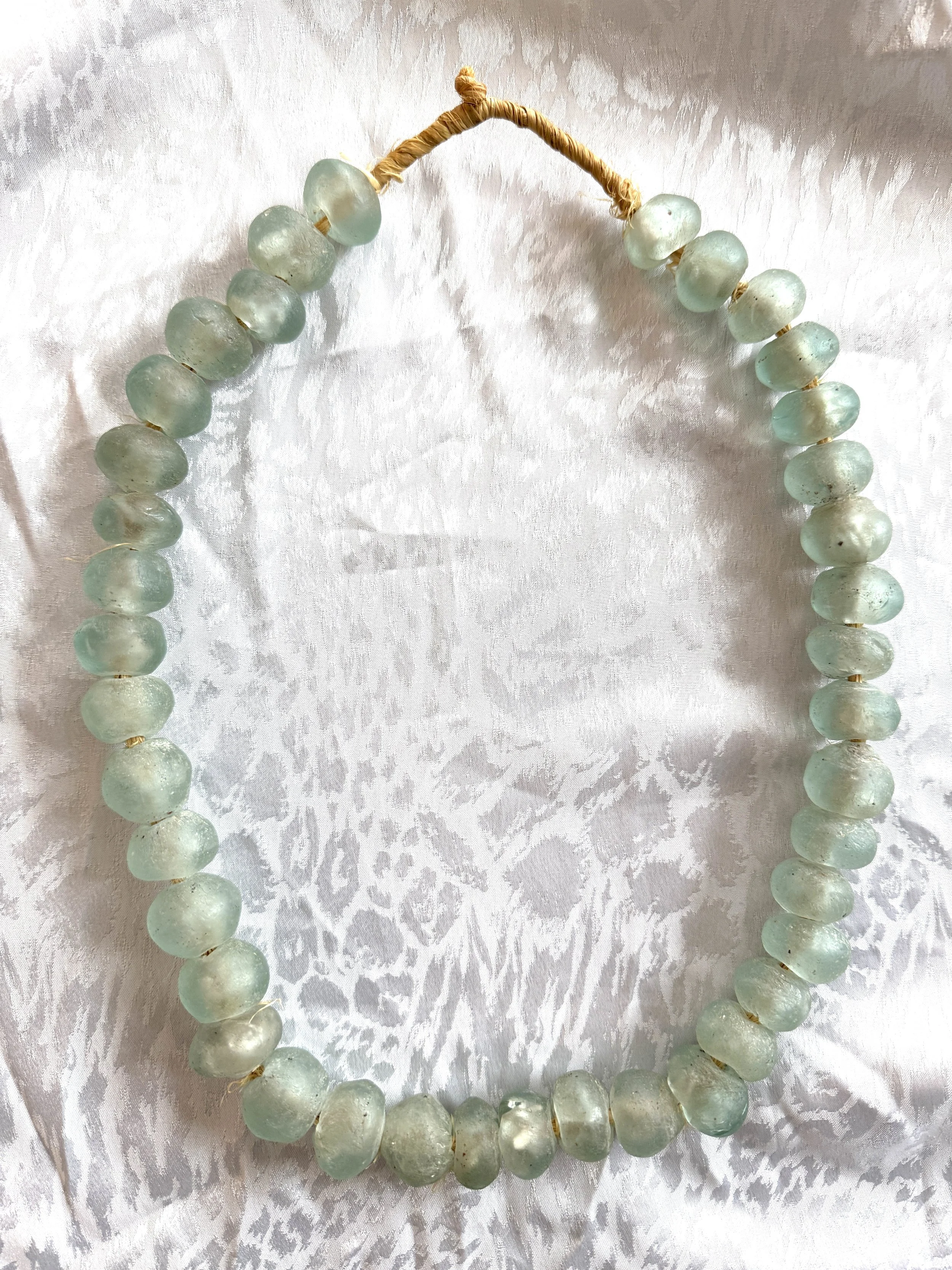 Sea Glass Necklace (light green)
