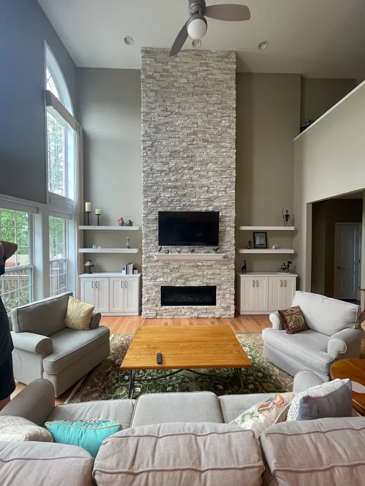 Professional fireplace construction in Southeastern Pennsylvania home