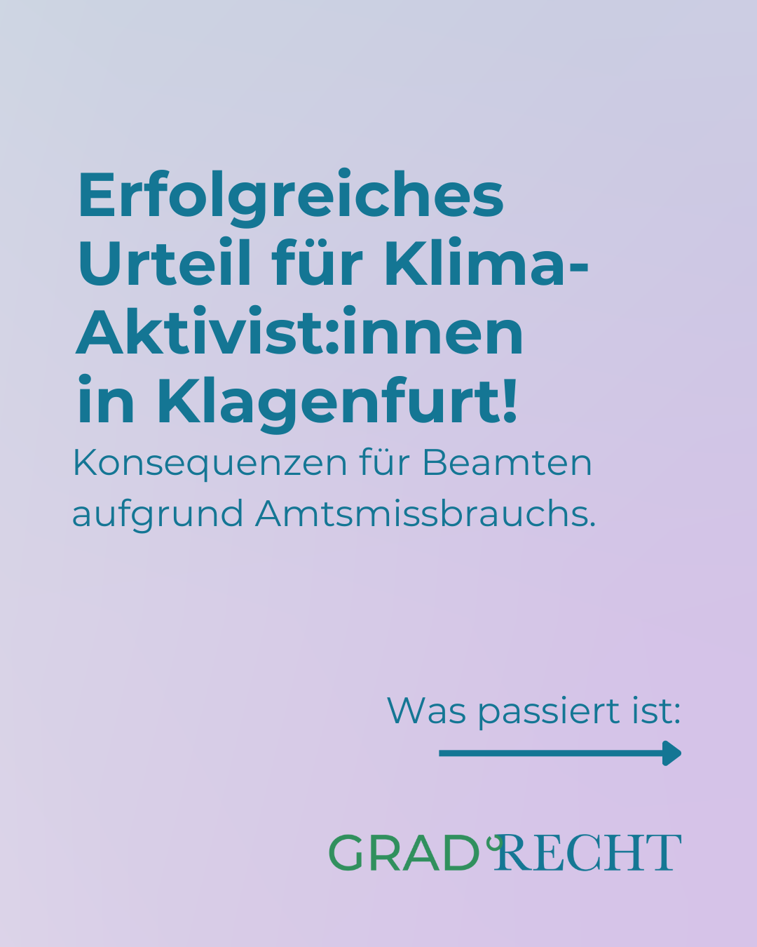 Projekt Referenz Social Media Grad Recht Wien | www.madeleinekulle.at