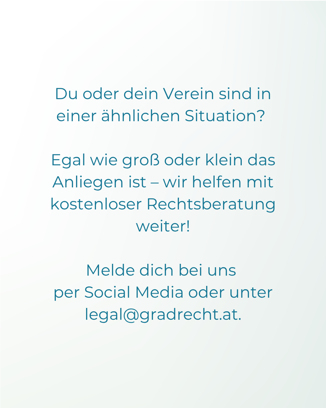 Projekt Referenz Social Media Grad Recht Wien | www.madeleinekulle.at
