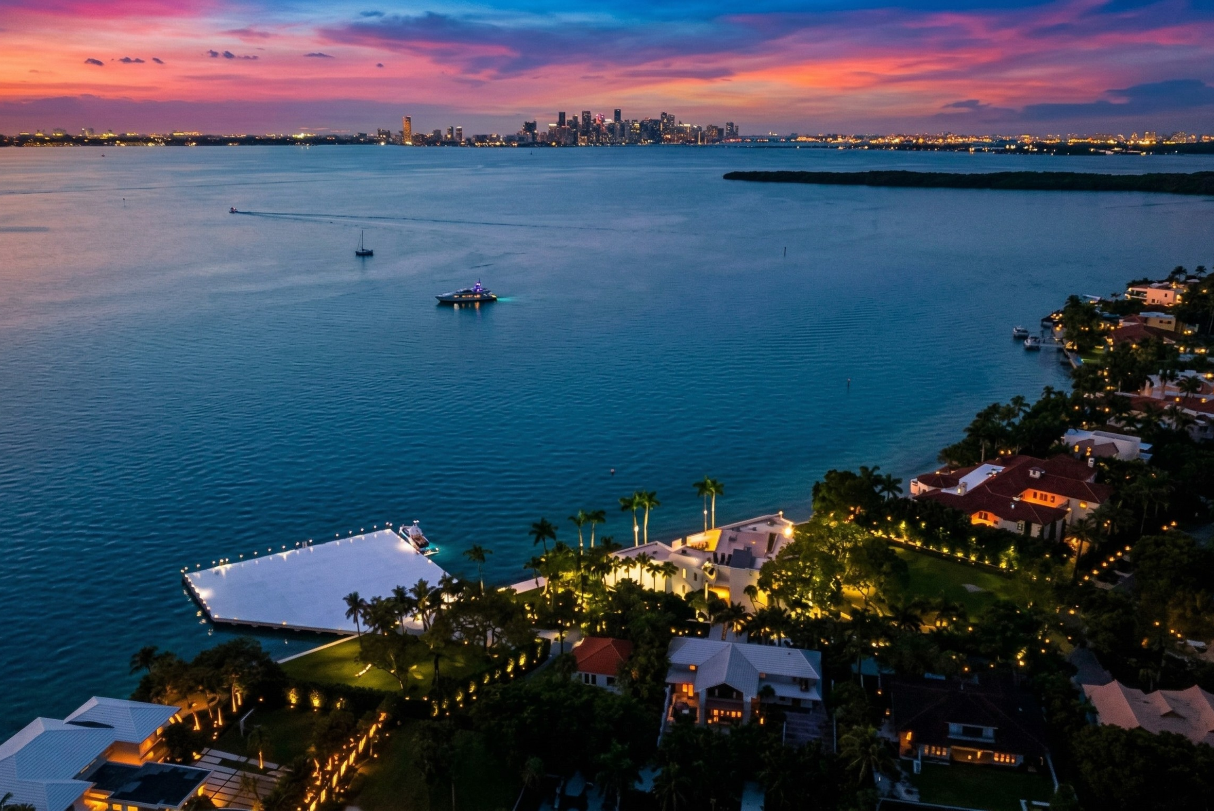 AI Night drone view from land.png