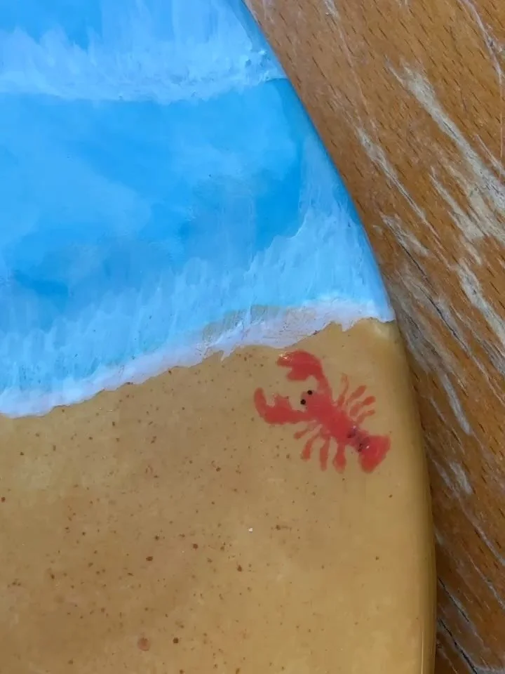 Un petit air de vacances ☀️🏖️

#soleil #plage #peinture #labriqueteriedefeucherolles