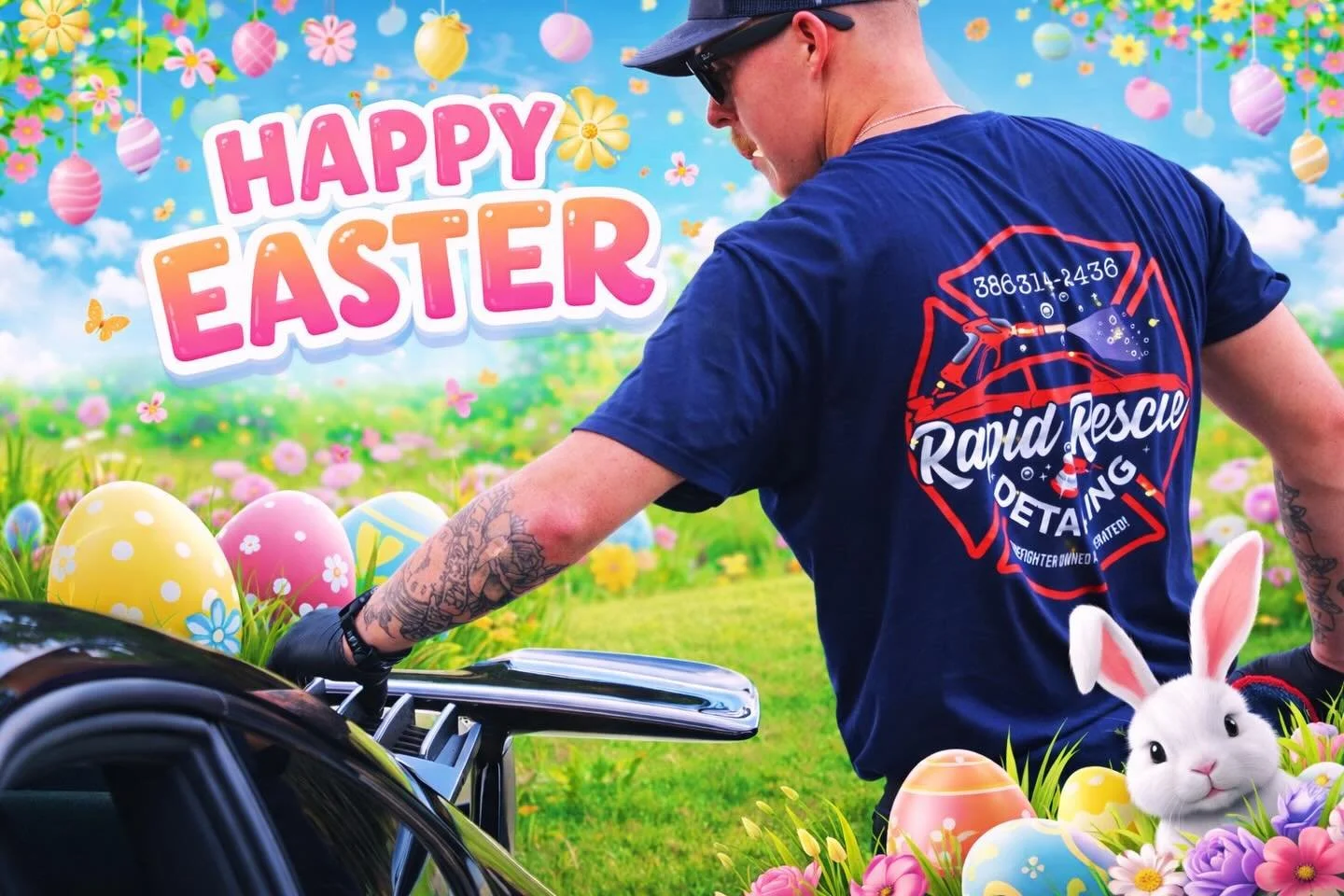 🐣🌸 Happy Easter from Rapid Rescue Detail! 🌸🐣

Today we celebrate the true meaning of Easter&mdash;the resurrection of Jesus Christ and the hope, grace, and new life He brings. 🙌

As we celebrate today, I want to take a moment to thank Jesus for 