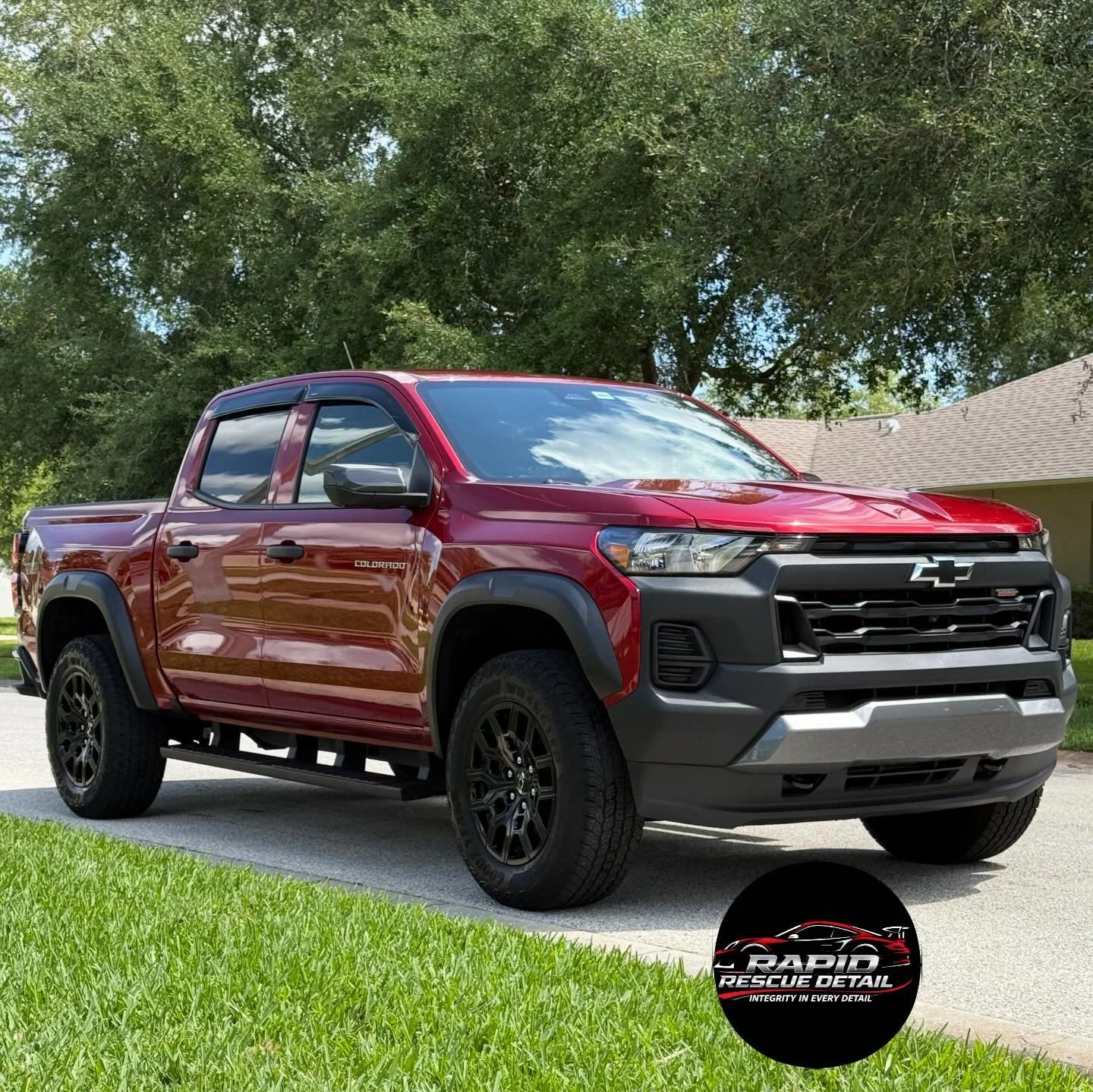 This Chevy Colorado received a full professional detail, restoring its clean finish and overall appearance.
Quality service, done right &mdash; every time.
📩 Visit RapidRescueDetailing.com to give your ride the detail it deserves!