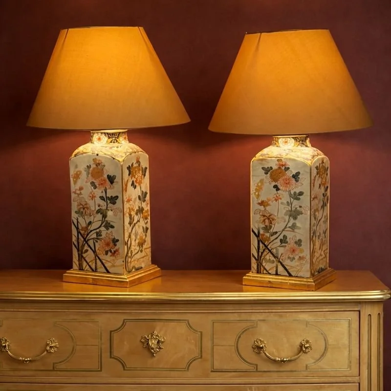 Pair 18th Century Japanese Imari Vases