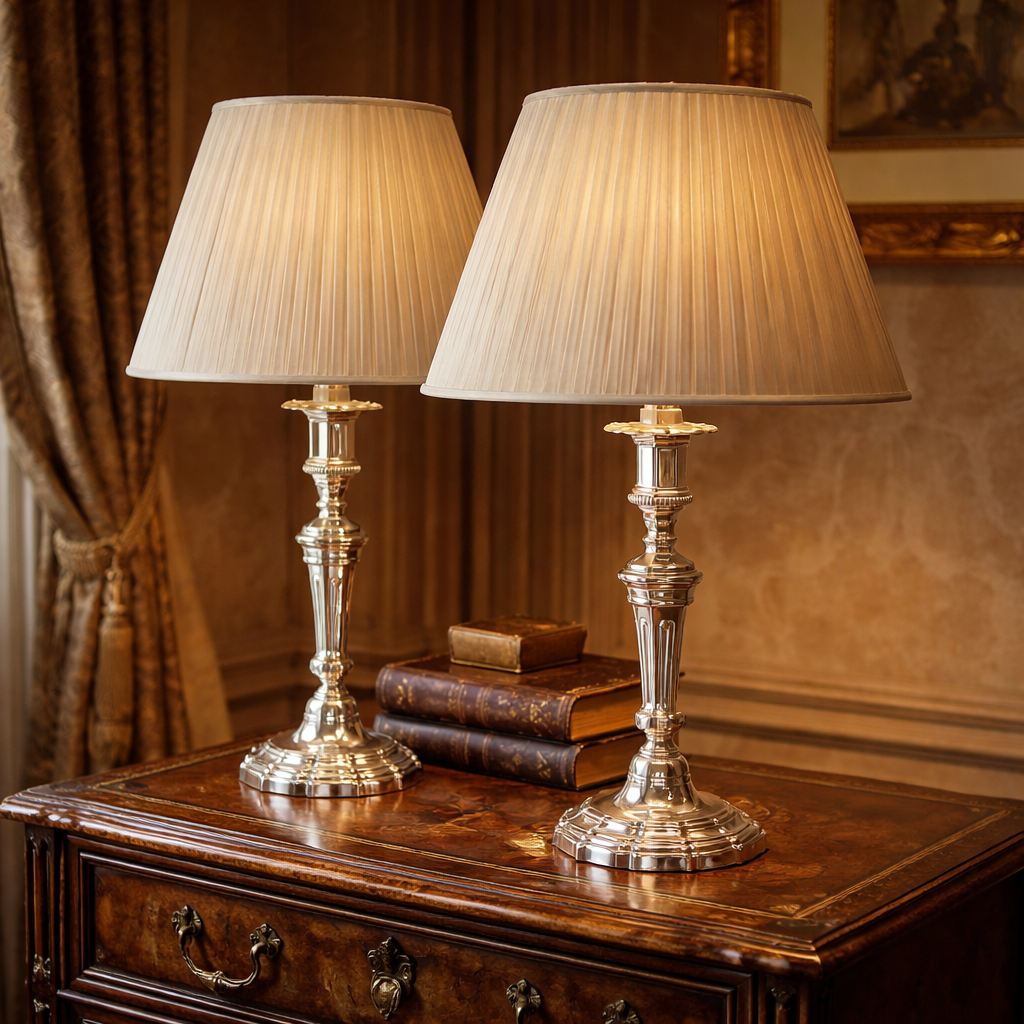 Pair of French Regence Style Lamps