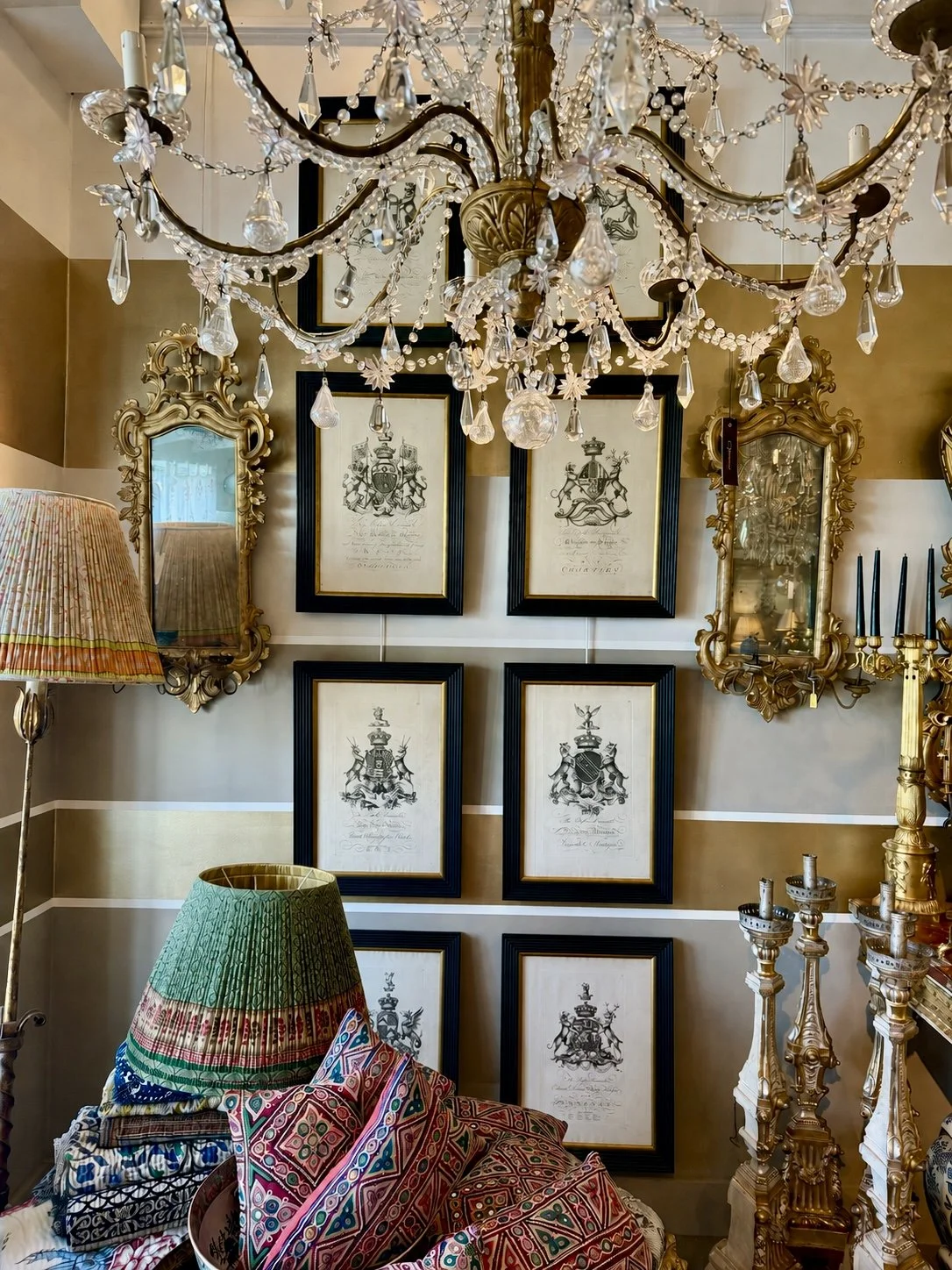 Family Crest Prints by Joseph Edmonson - Set of 8