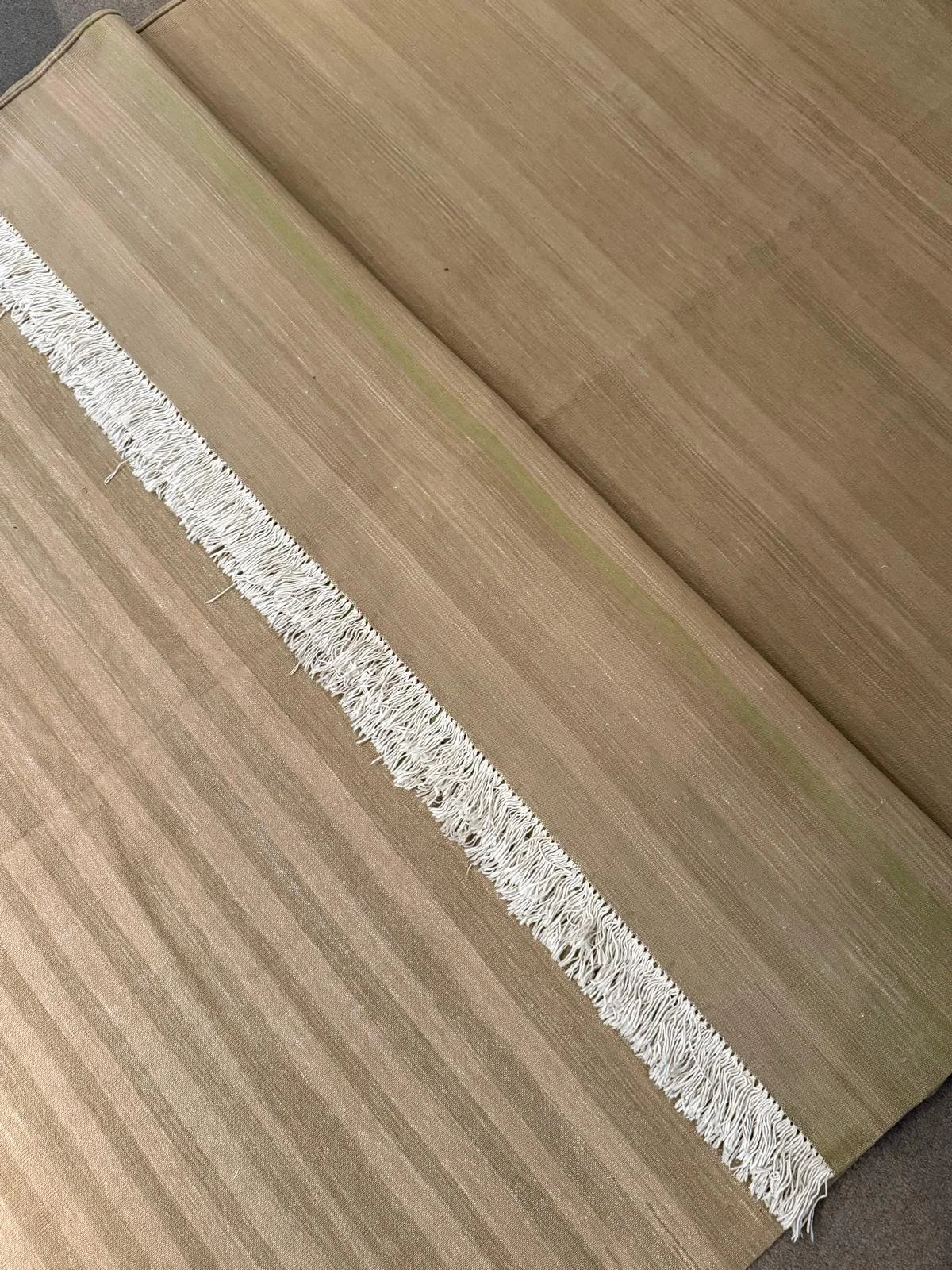 Contemporary Indian Sacking Cloth Dhurrie