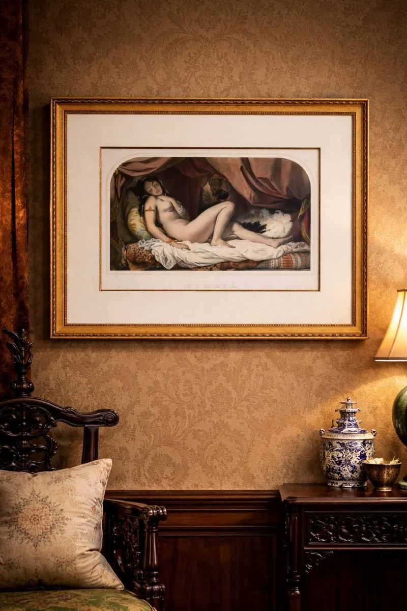 French C19th Orientalist Lithograph