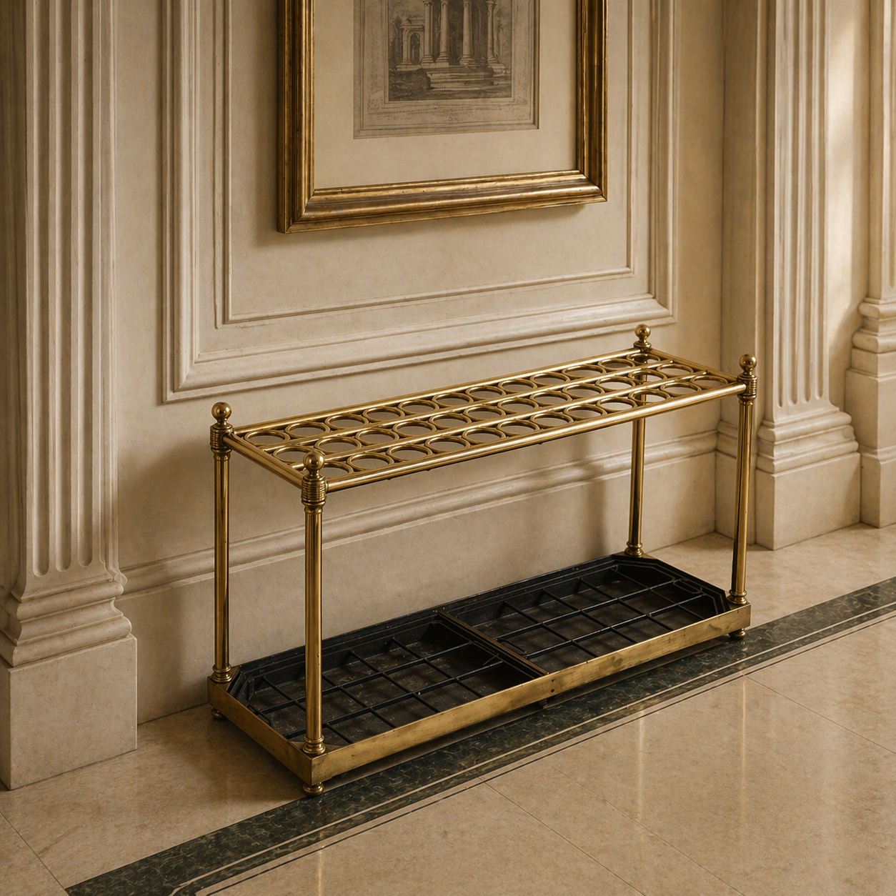 Large Brass Stickstand