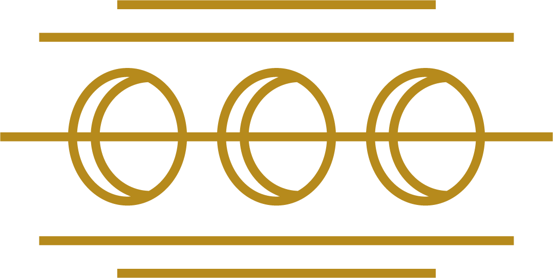 The Hemingway Steakhouse logo in gold on a black background.