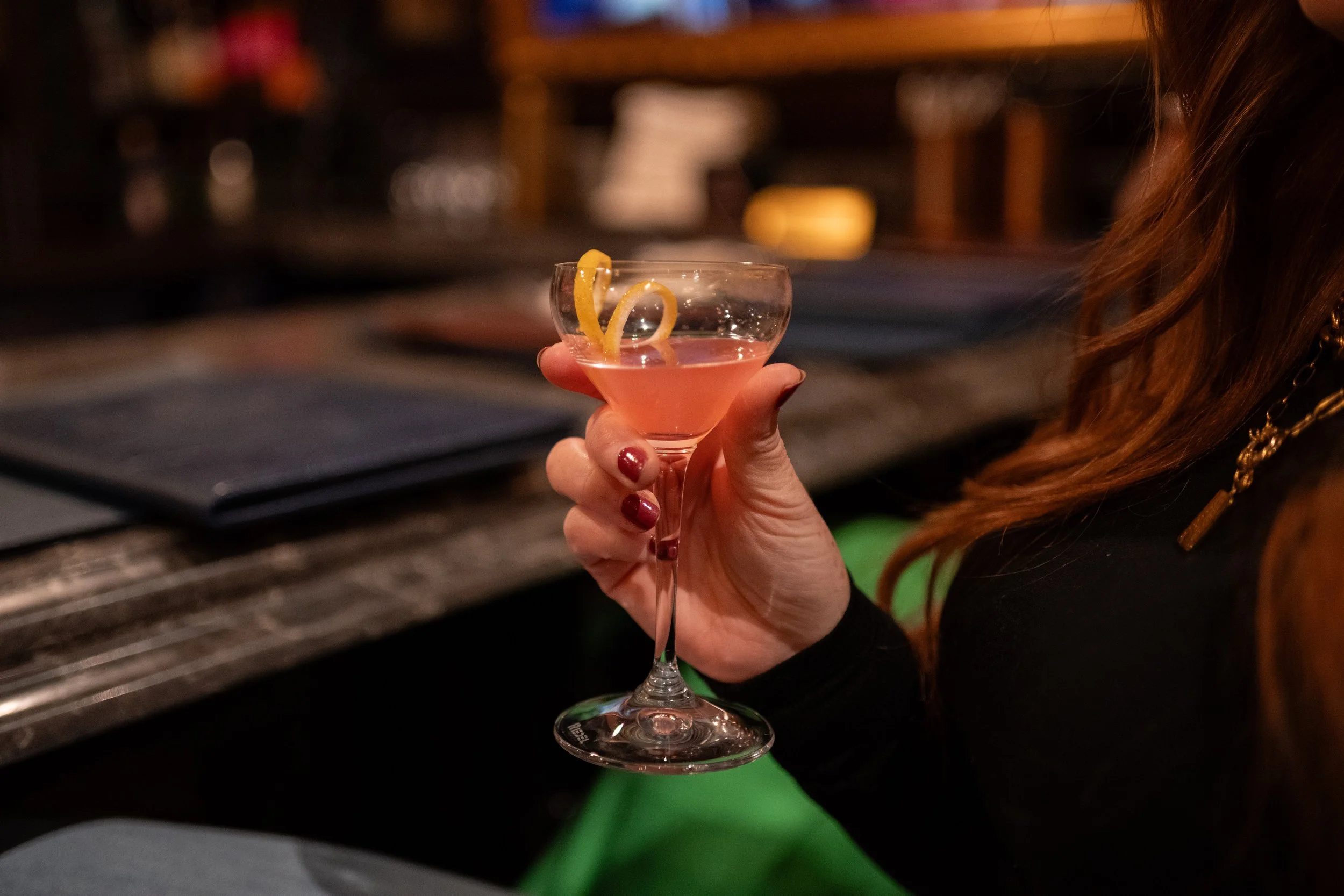 Handcrafted cocktail served at The Hemingway Steakhouse.