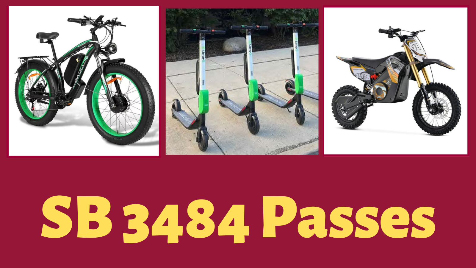 SB 3484 Passes