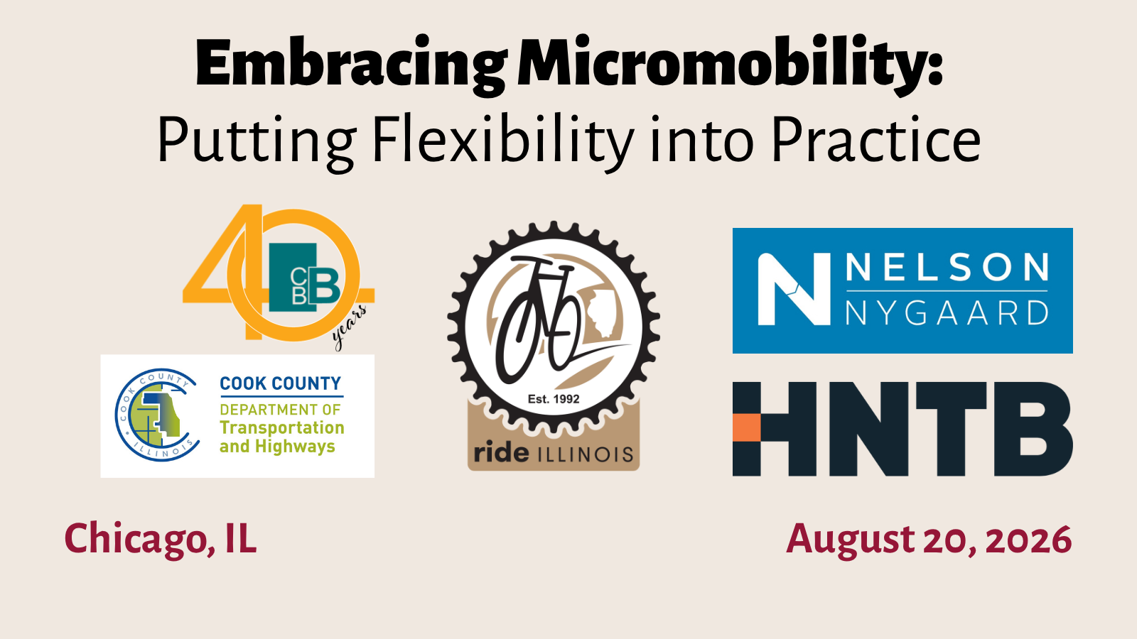 Embracing Micromobility Workshop