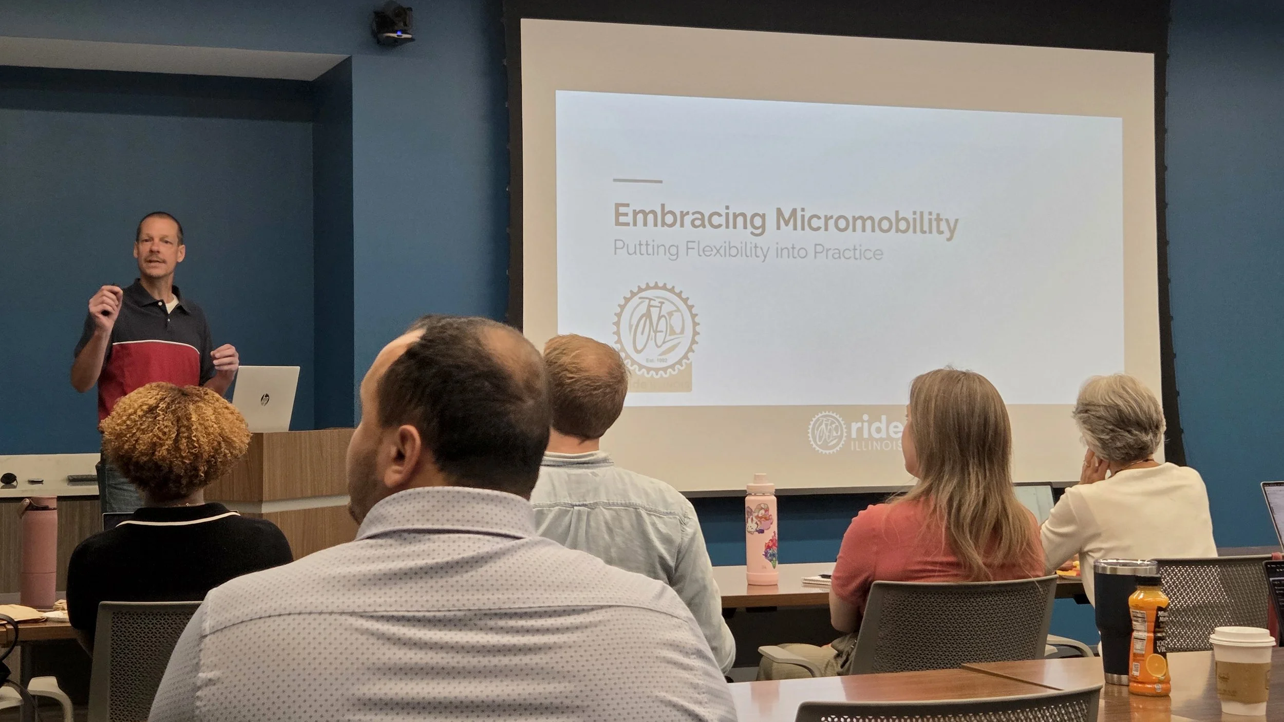  Dave Simmons (Ride Illinois) shared an overview of micromobility devices and a summary of the new state law. 