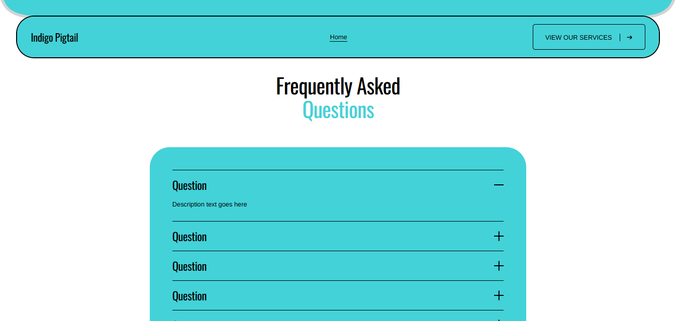 Frequently Asked Questions Section