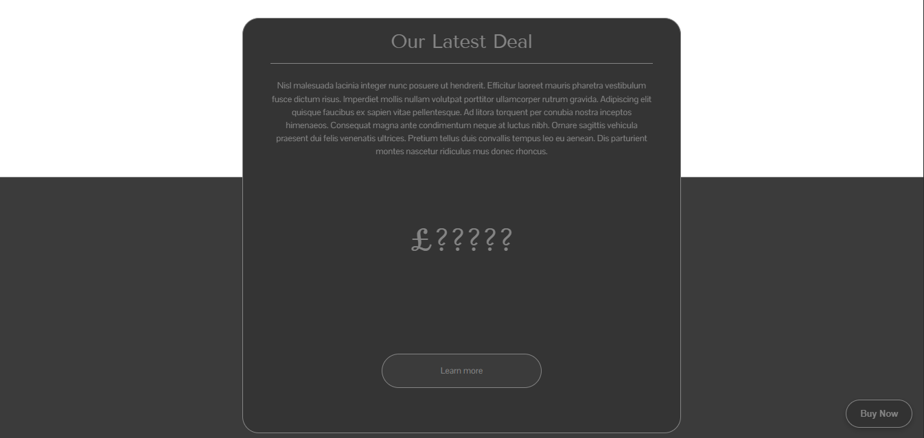 Our Latest Deal Section