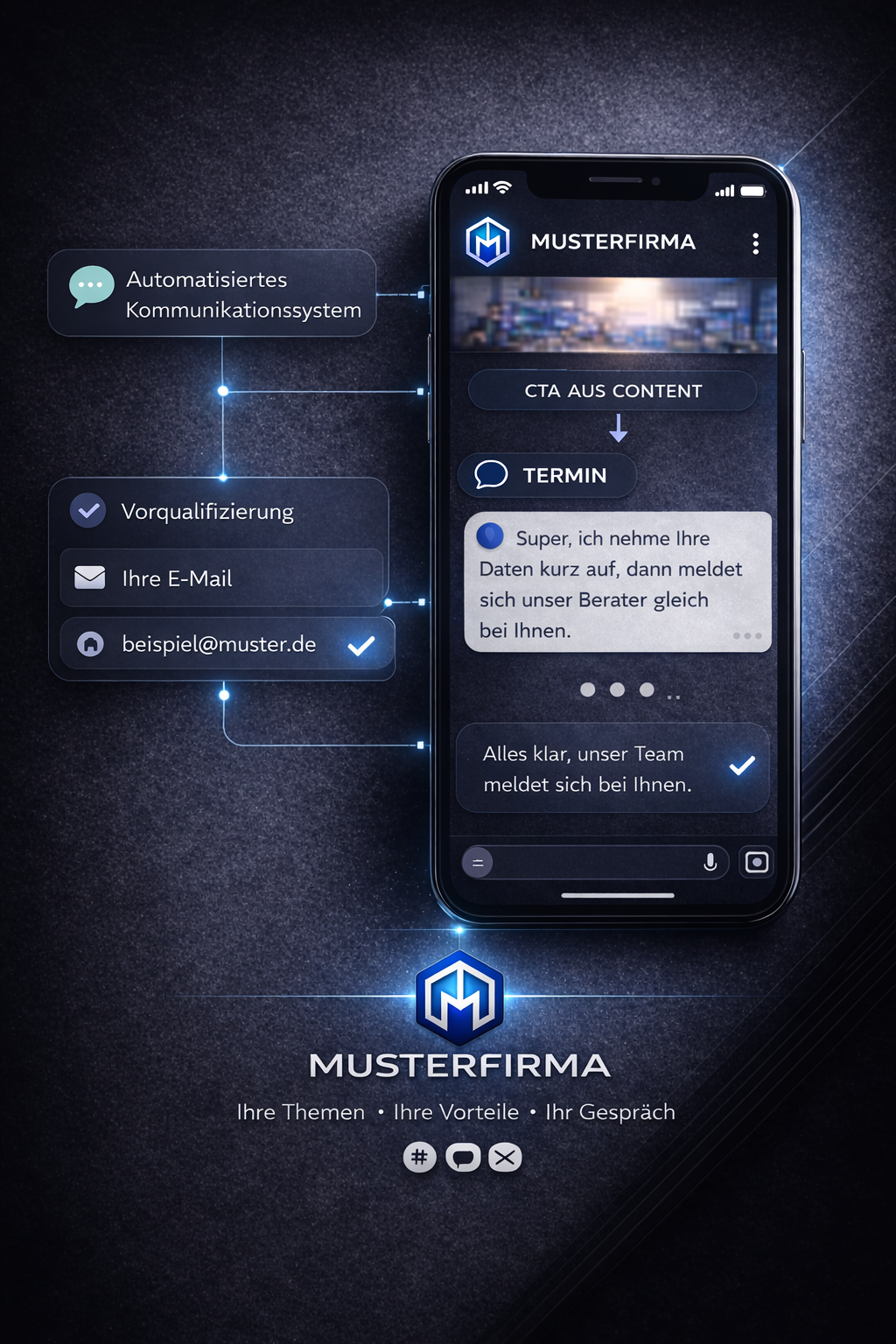 2. Interaktion & automatisierte Kommunikation (Chat / DMs)