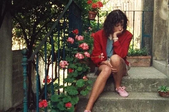 woman emotionally exhausted sitting