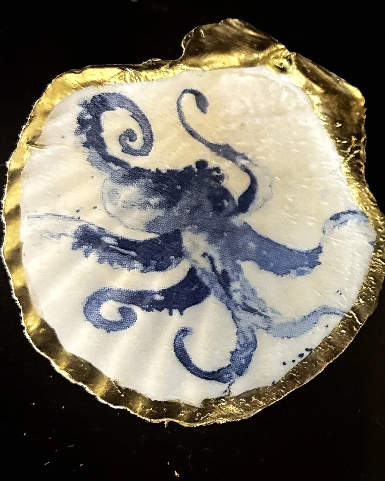 Coastal Scallop Shell Octopus Pins