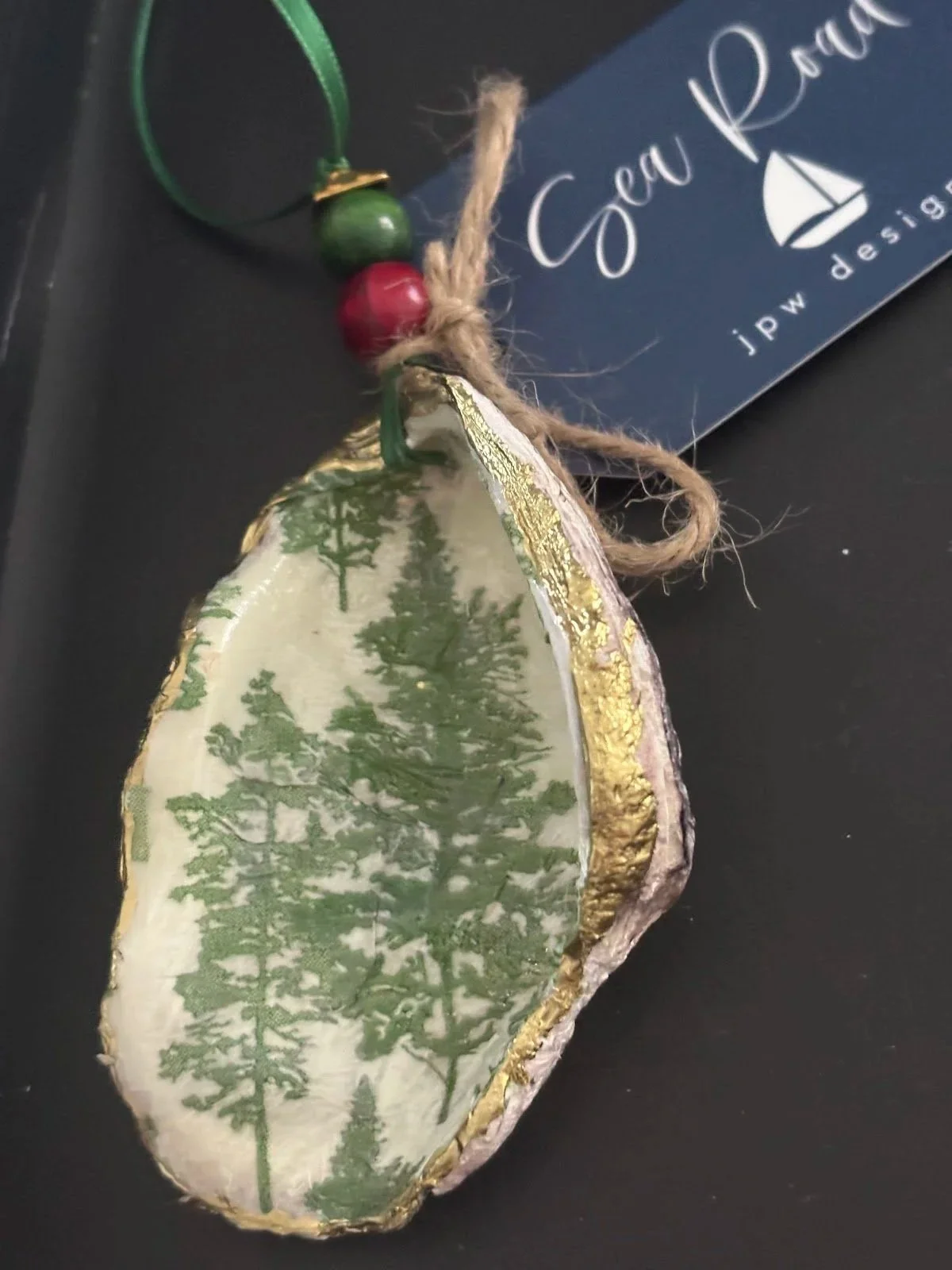 Evergreen Shell Charm