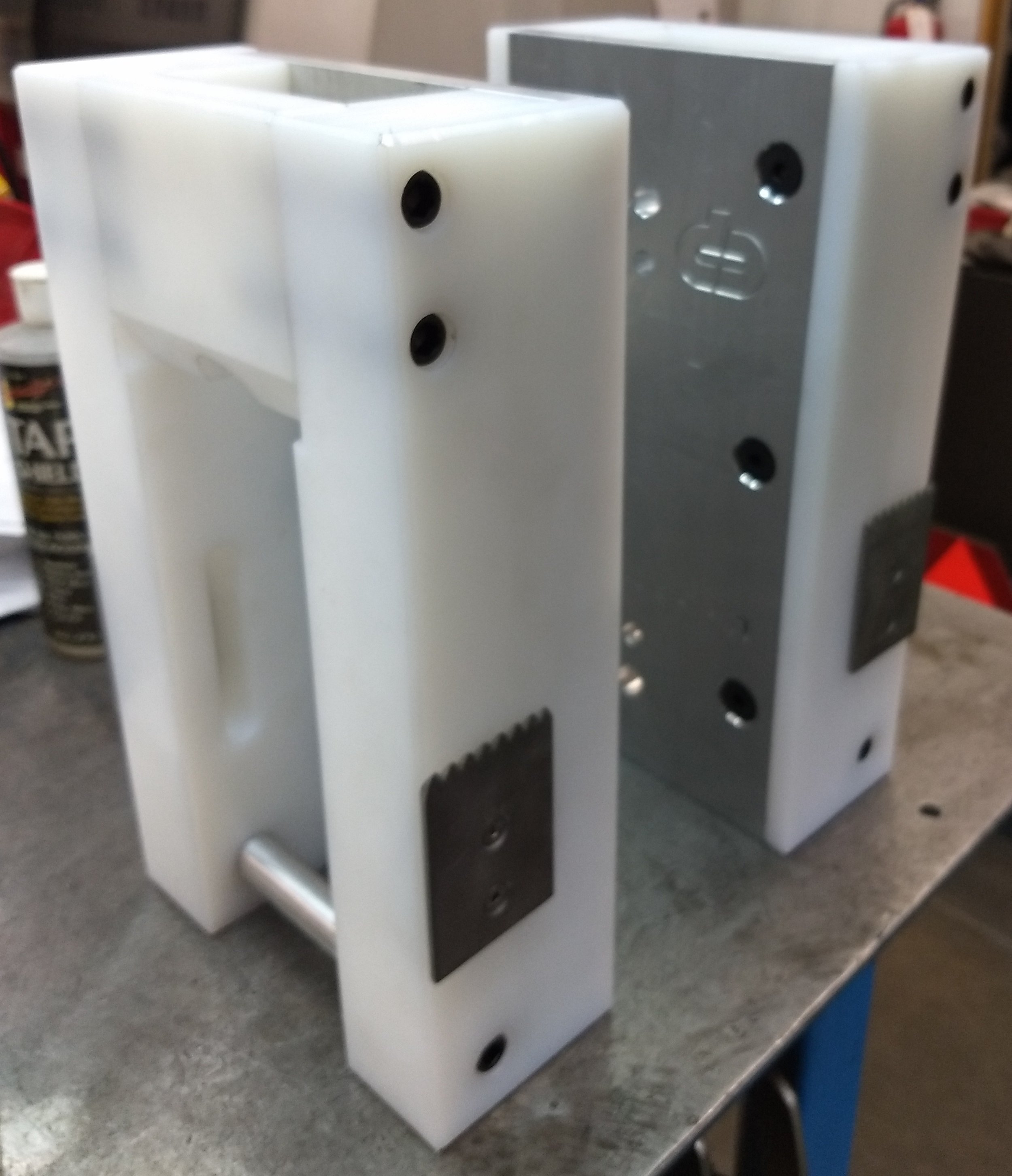 UHMW/Aluminum Box Forming Mandrel