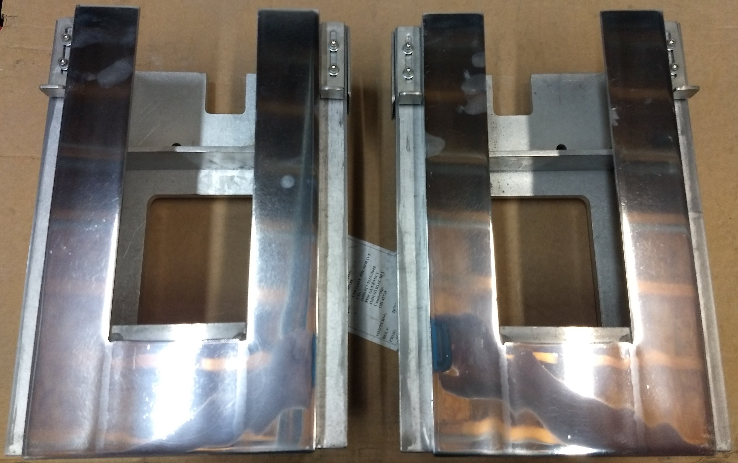 Polished Aluminum Box Forming Mandrel Set