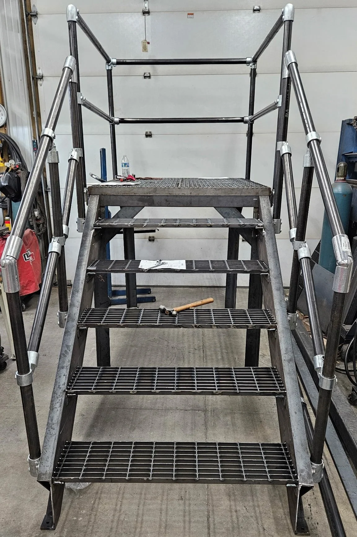 Mixer Platform with Stairs