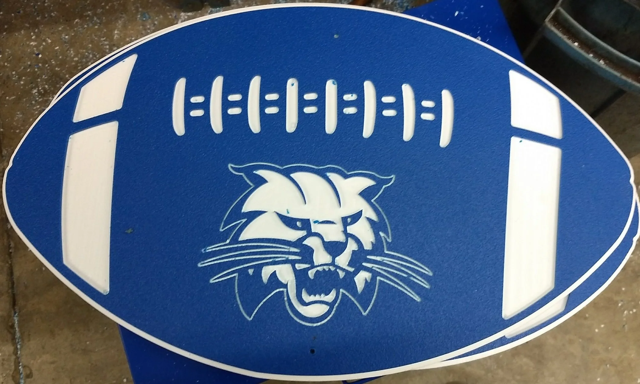 Cambridge Bobcats Football Sign