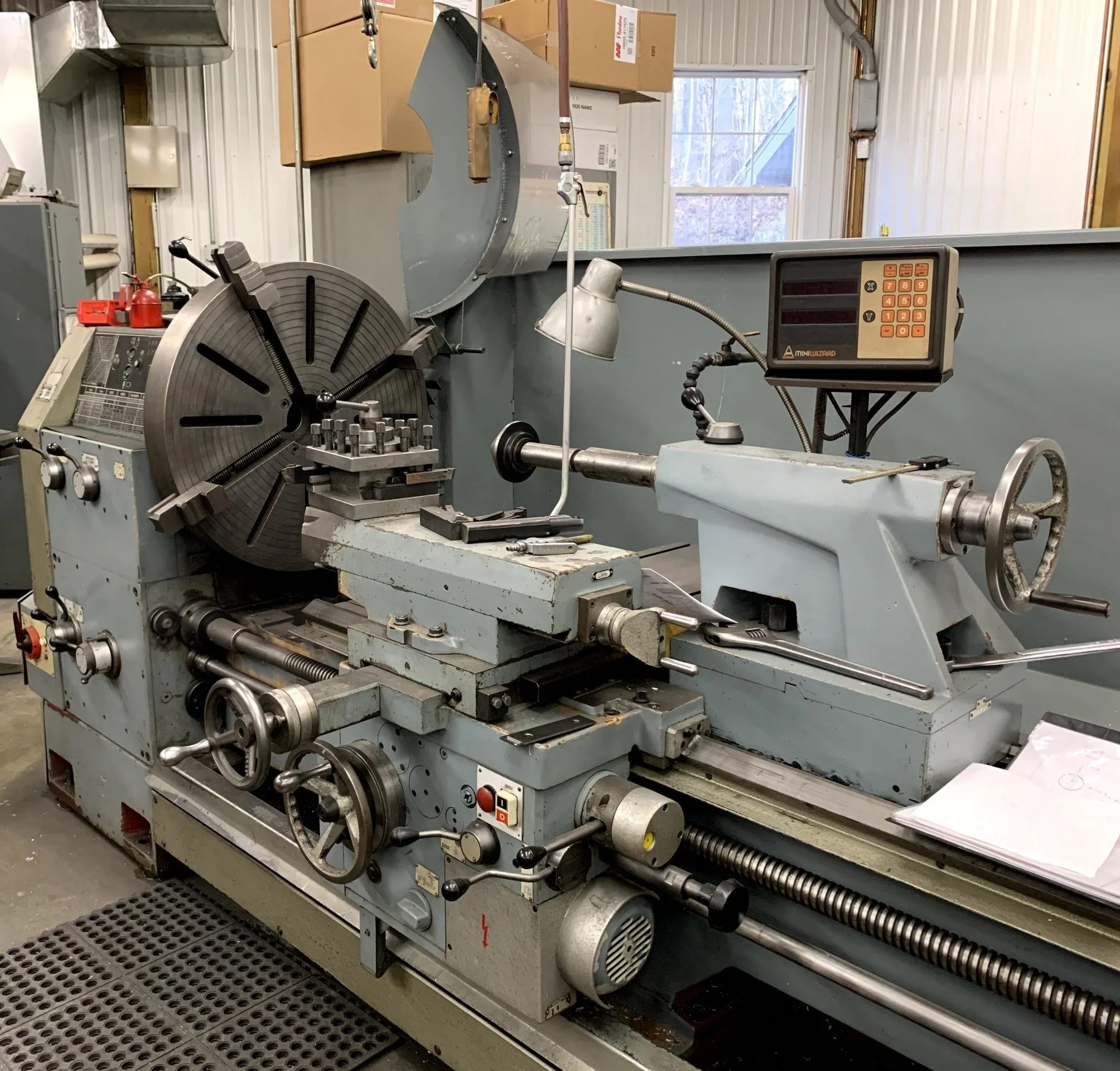 40in. Lathe, 120in. On Center