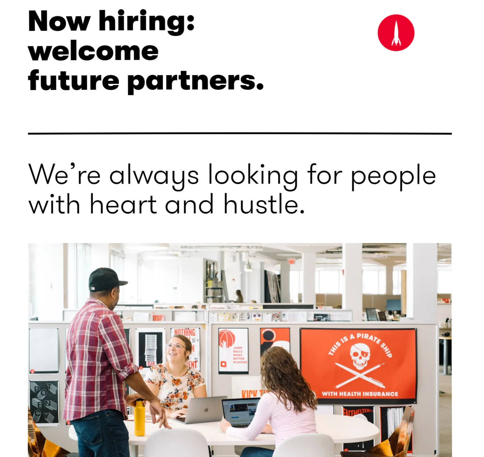 Barkley’s careers page uses plain language and positivity to boot.