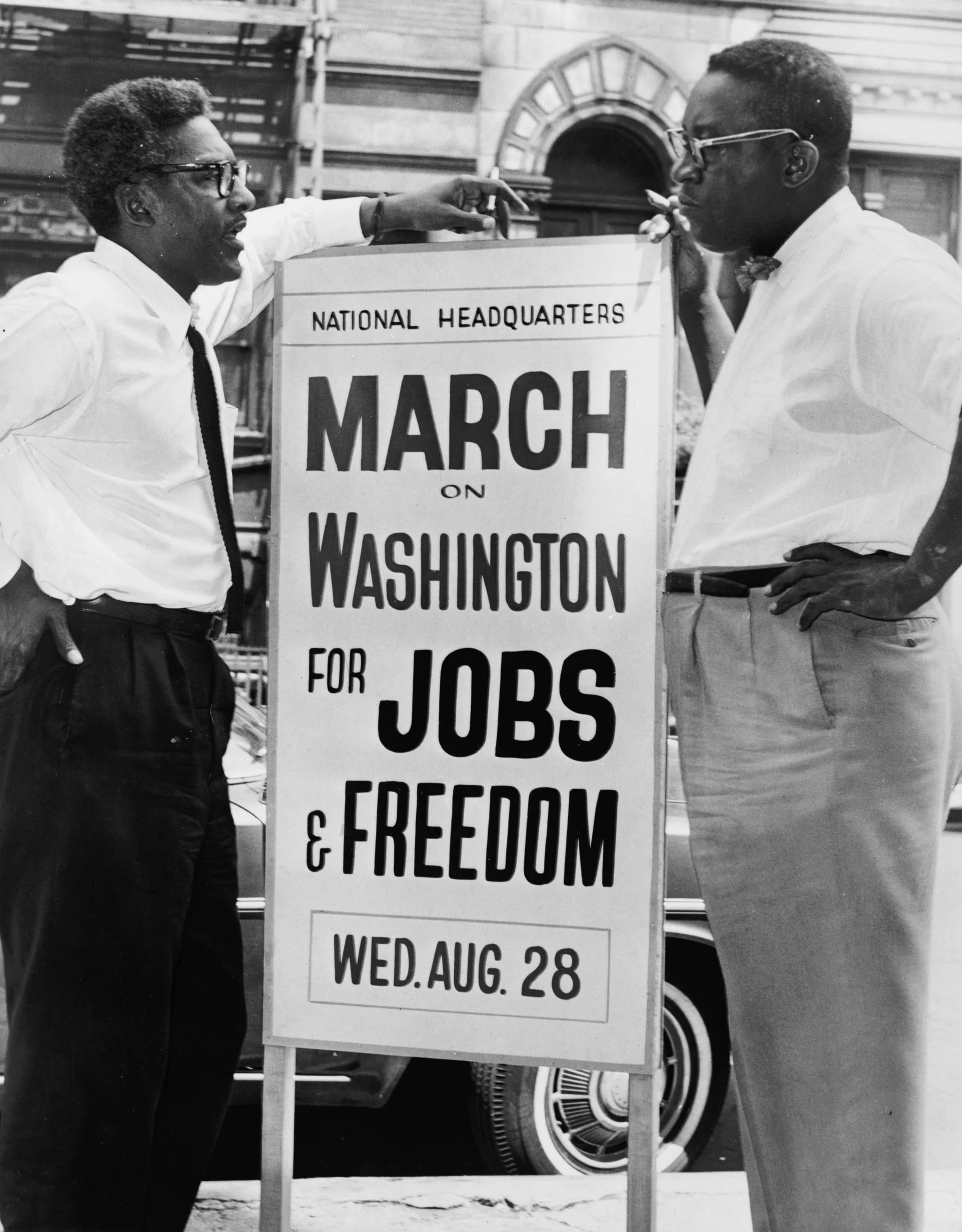Bayard Rustin at the March on Washington