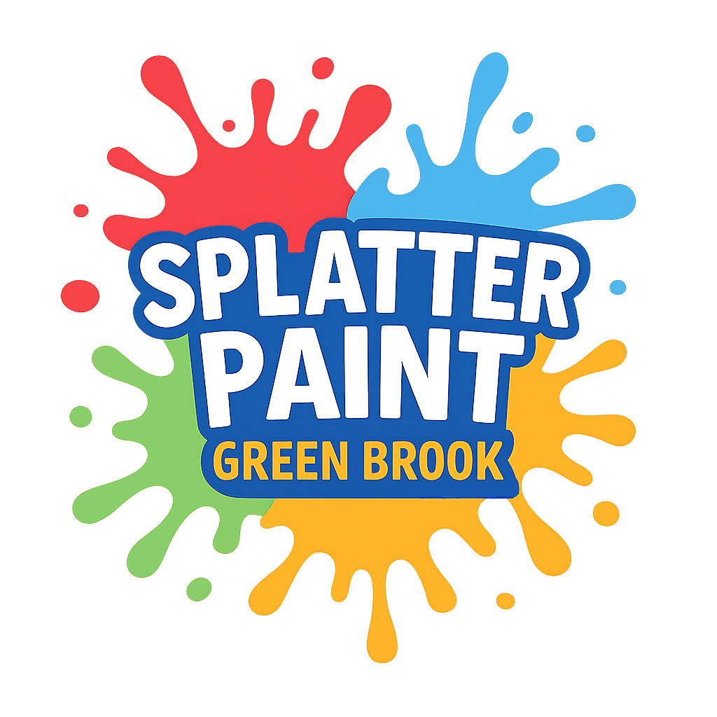 Splatter Paint Green Brook