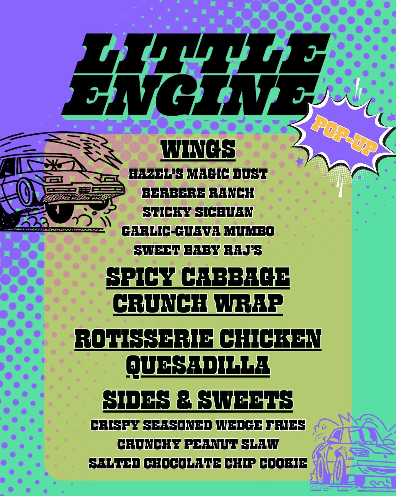 We&rsquo;re back in the mix at @easternmarket_dc TOMORROW (Sat. 12/13) from 11AM - 3PM and we&rsquo;re bringing new #flavors. Come kick it!!!!! 🏎️💨🏁🐔 #dcfood #dcfoodies #wings #tings