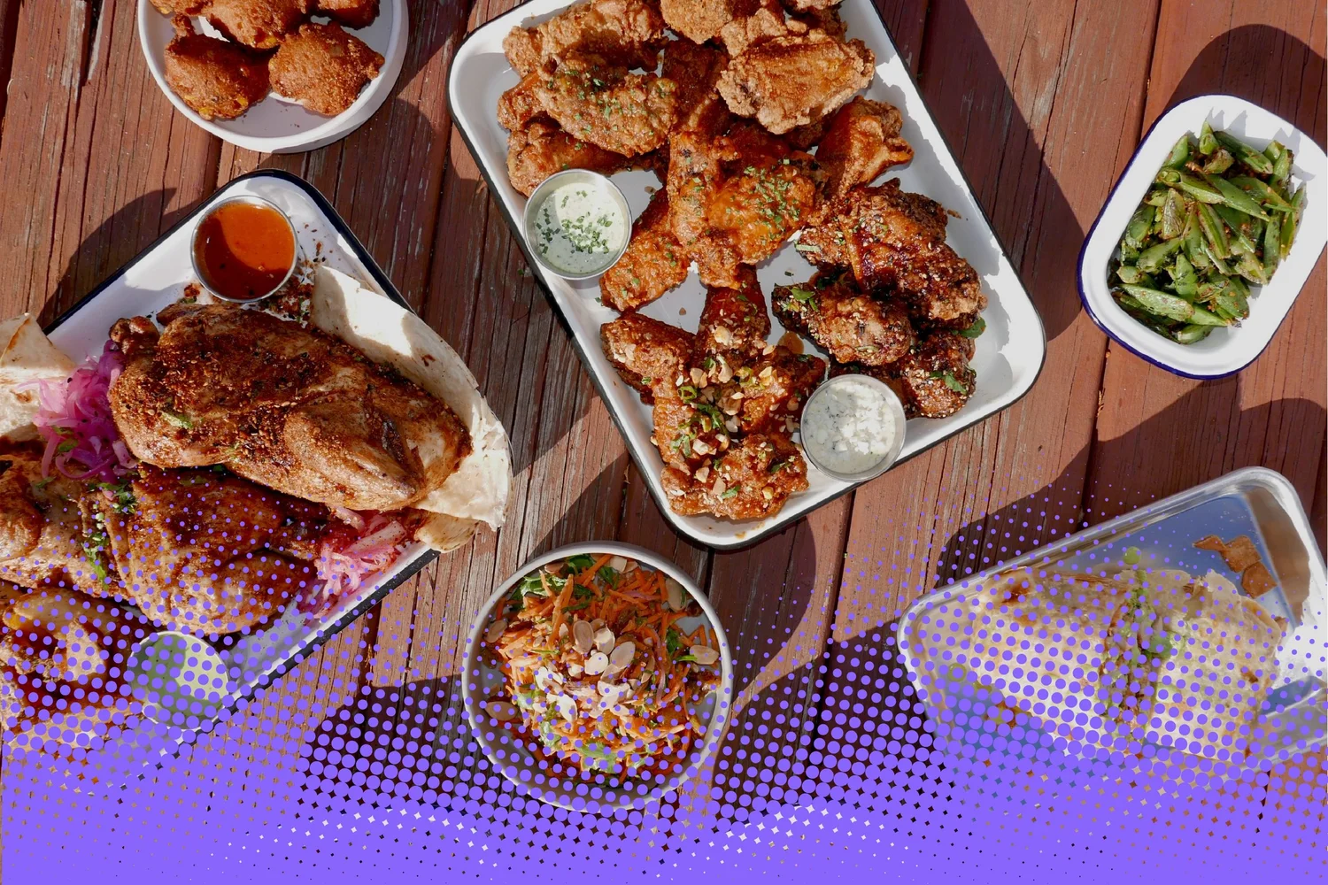 Little Engine | Revved-Up Rotisserie And Tricked-Out Wings