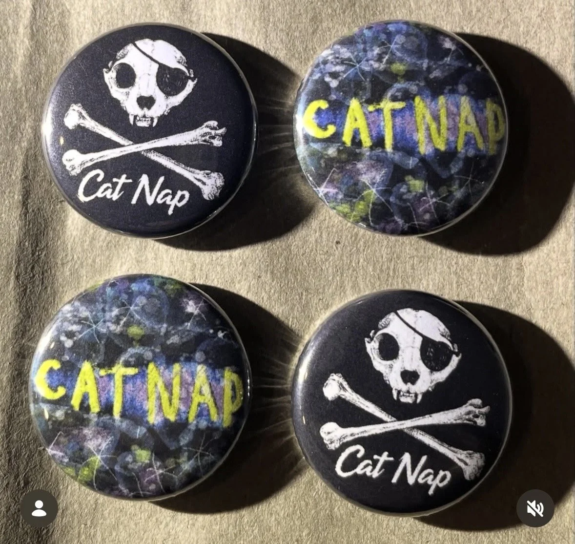 Cat Nap Pins