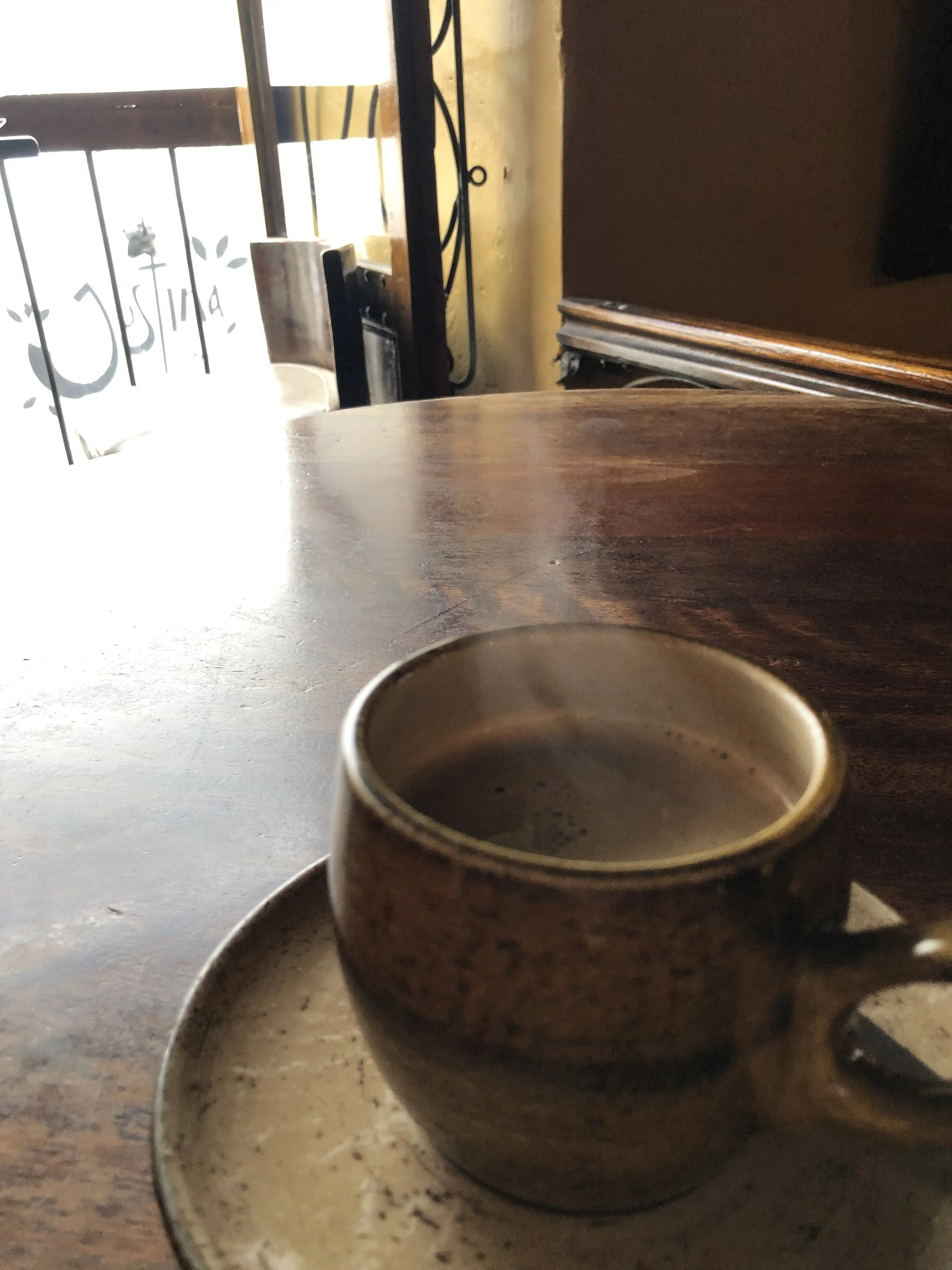 Take your time with that cup of coffee