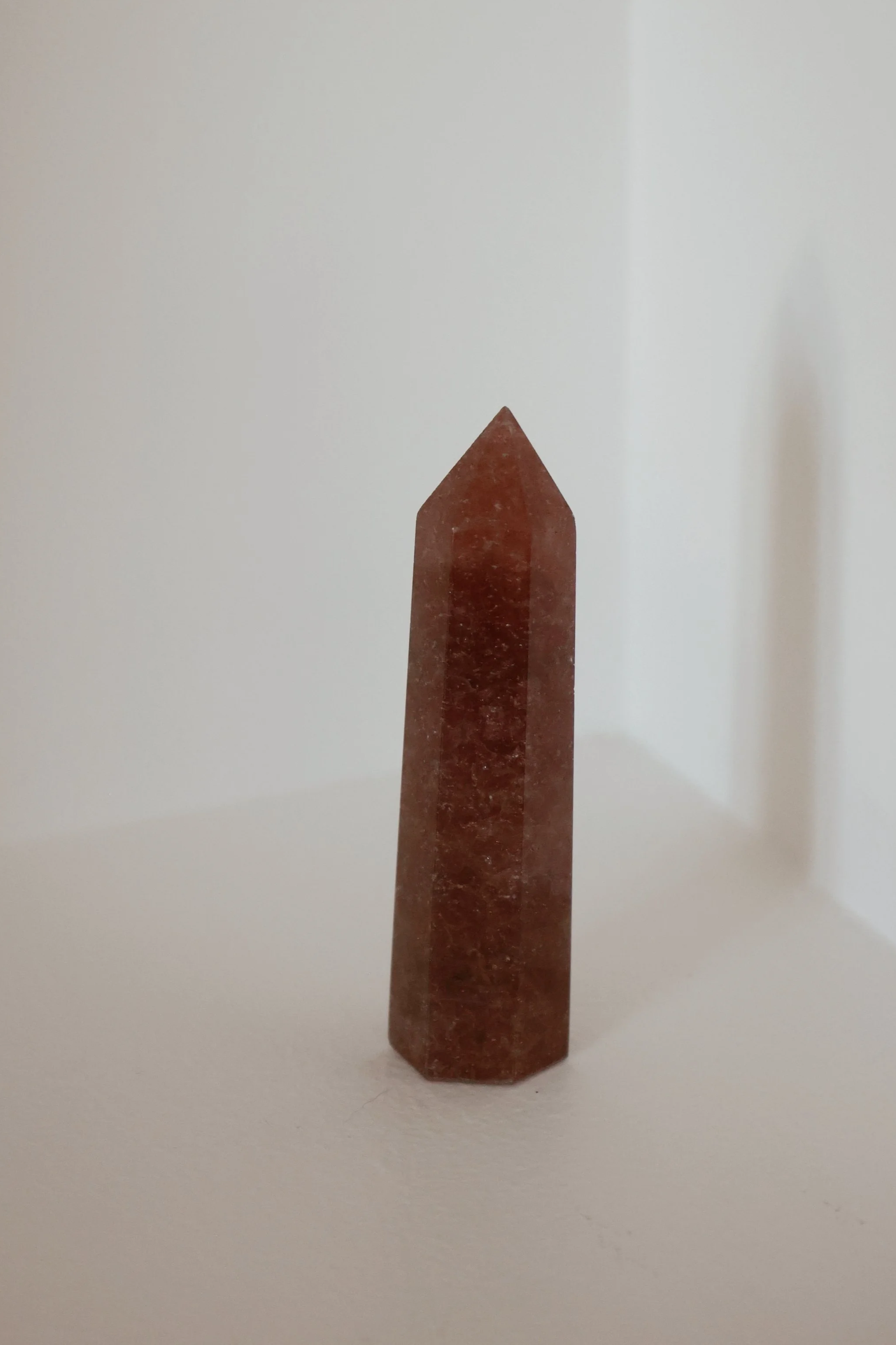 Strawberry Quartz Obelisk