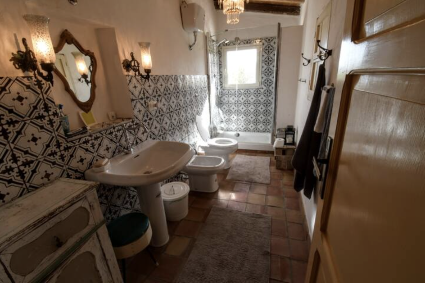 And just next door is the second floor master bath