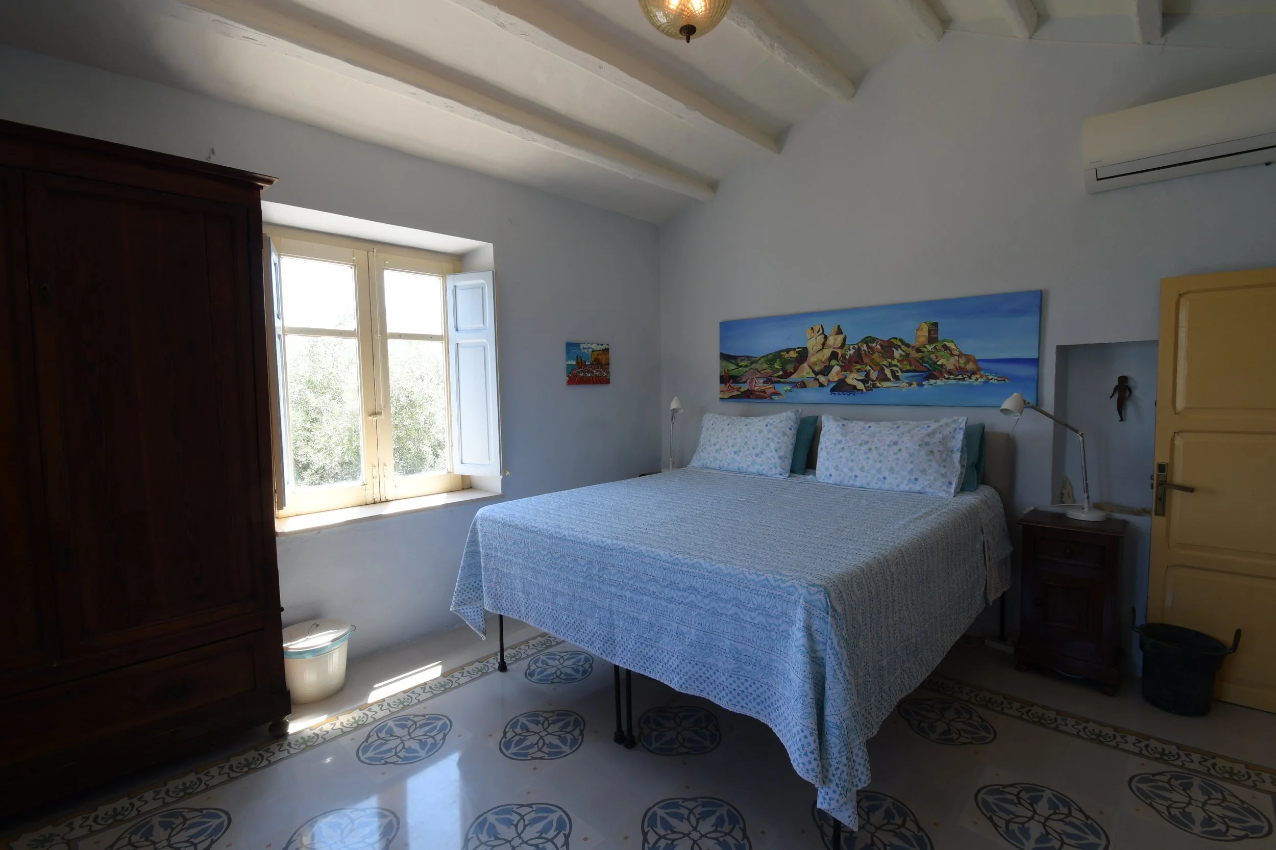 On the second floor the master bedroom has stunning views