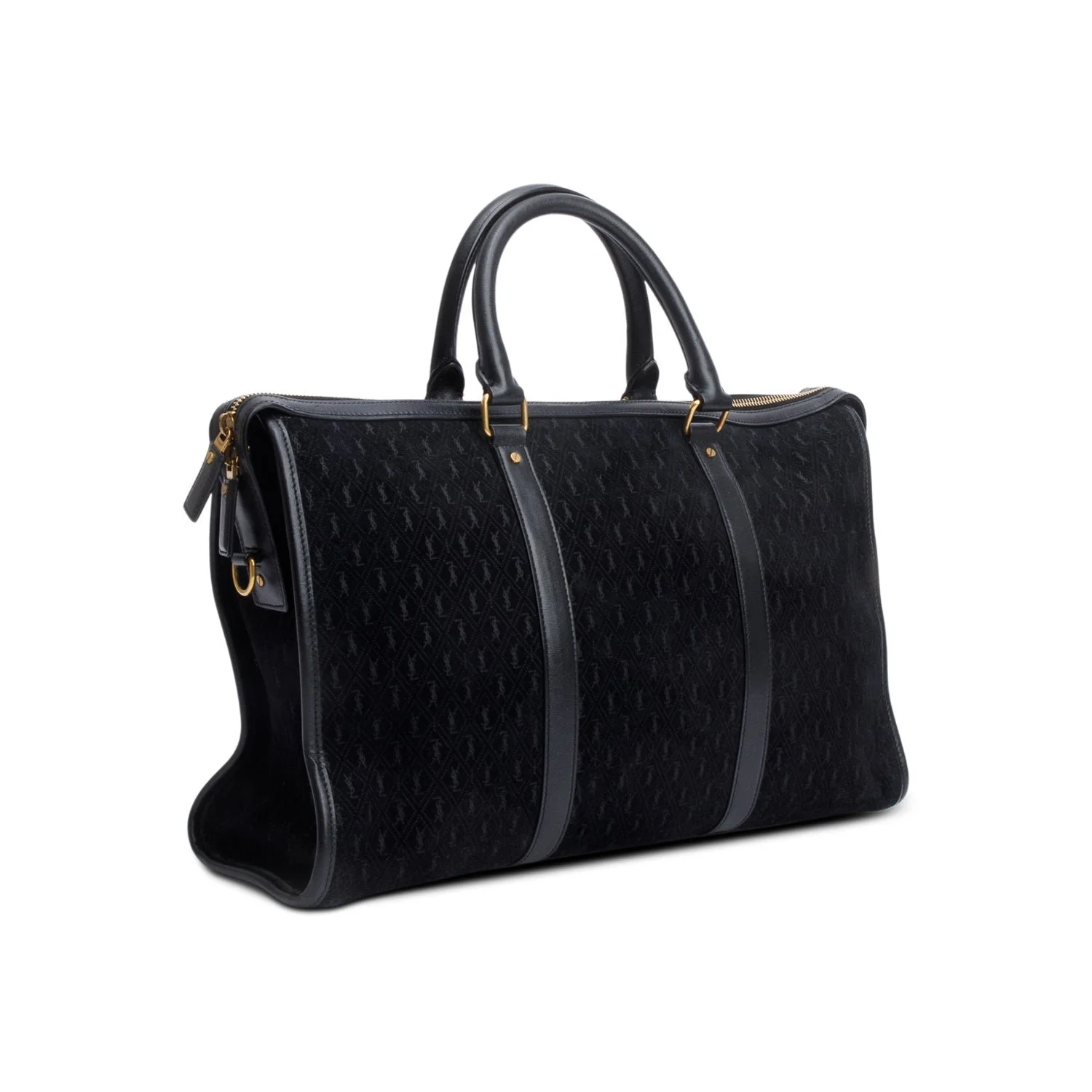 Saint-Laurent-Black-All-Over-Monogram-Suede-Le-Monogramme-72H-Duffle-w-Strap-5.jpg