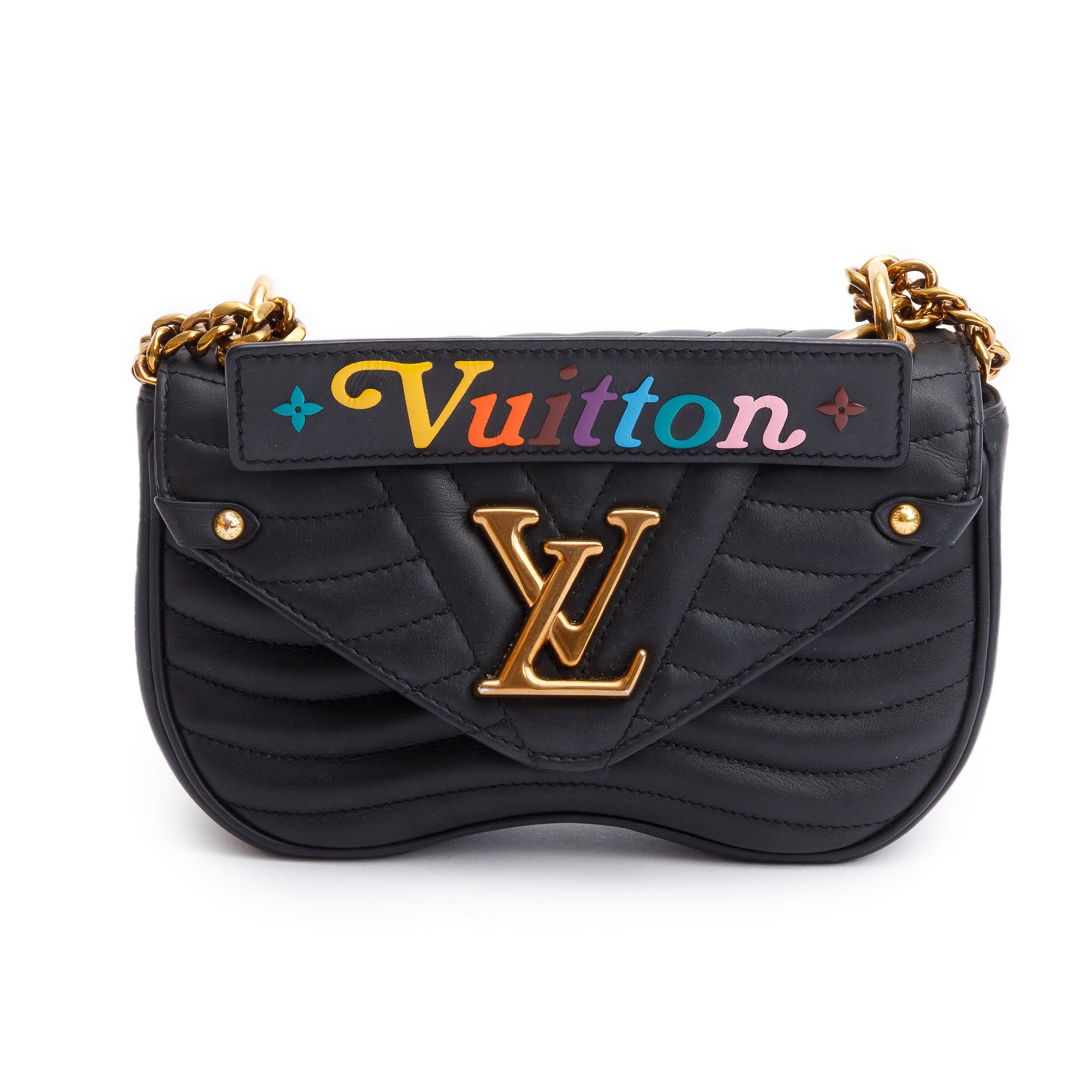 Louis-Vuitton-Black-Cowhide-Leather-New-Wave-Chain-Bag-PM-w-Box-4.jpg