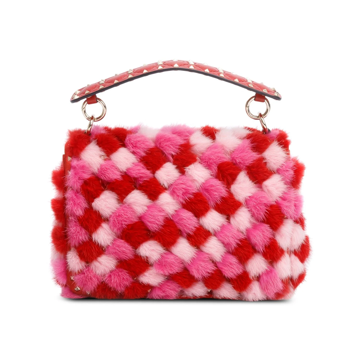 Valentino-RedPink-Leather-Mink-Spike-Rockstud-Spike-Flap-Shoulder-Bag-w-Strap-4.jpg