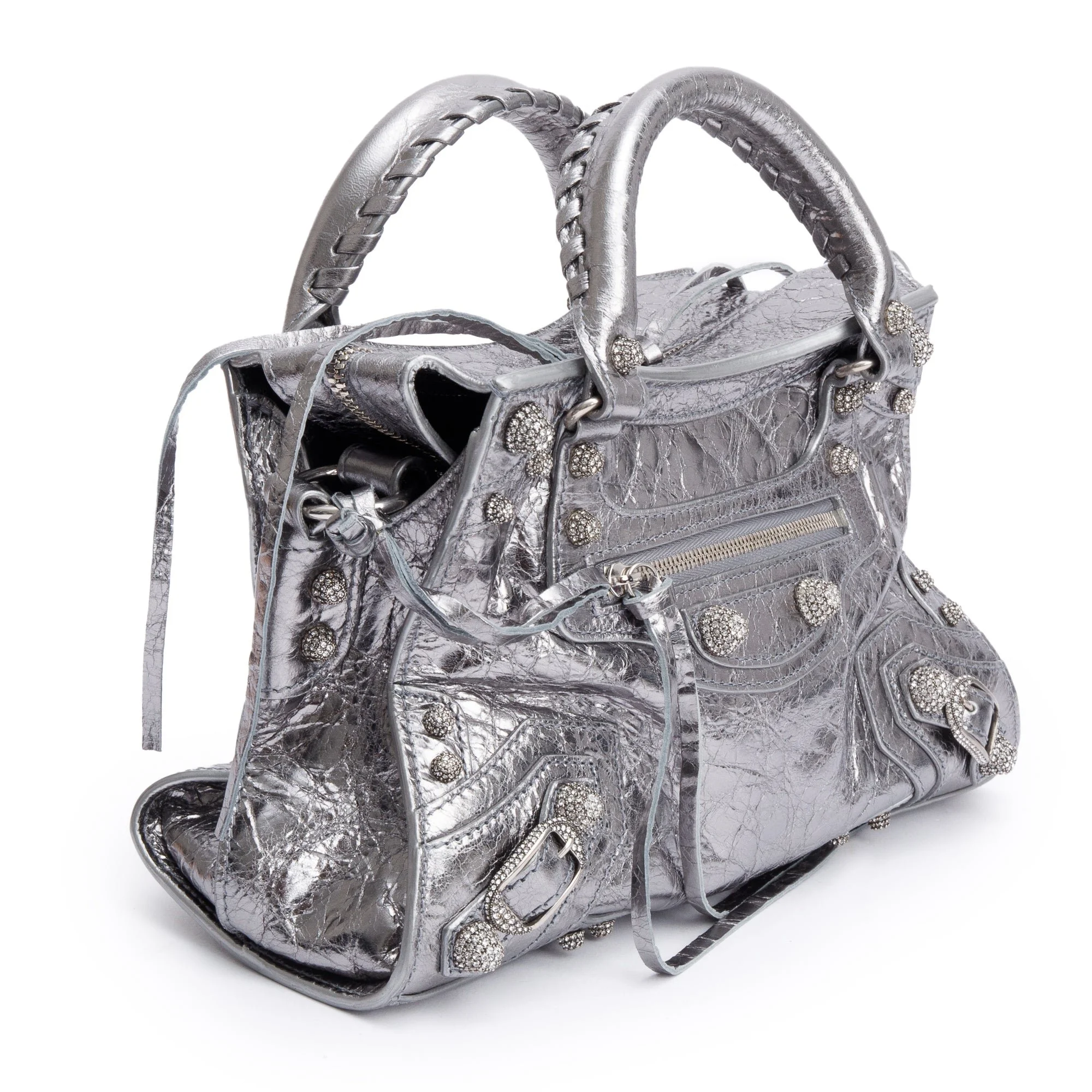 Balenciaga-Silver-Metallic-Arena-Leather-Crystal-Neo-Cagole-XS-City-Bag-w-Strap-4.jpg