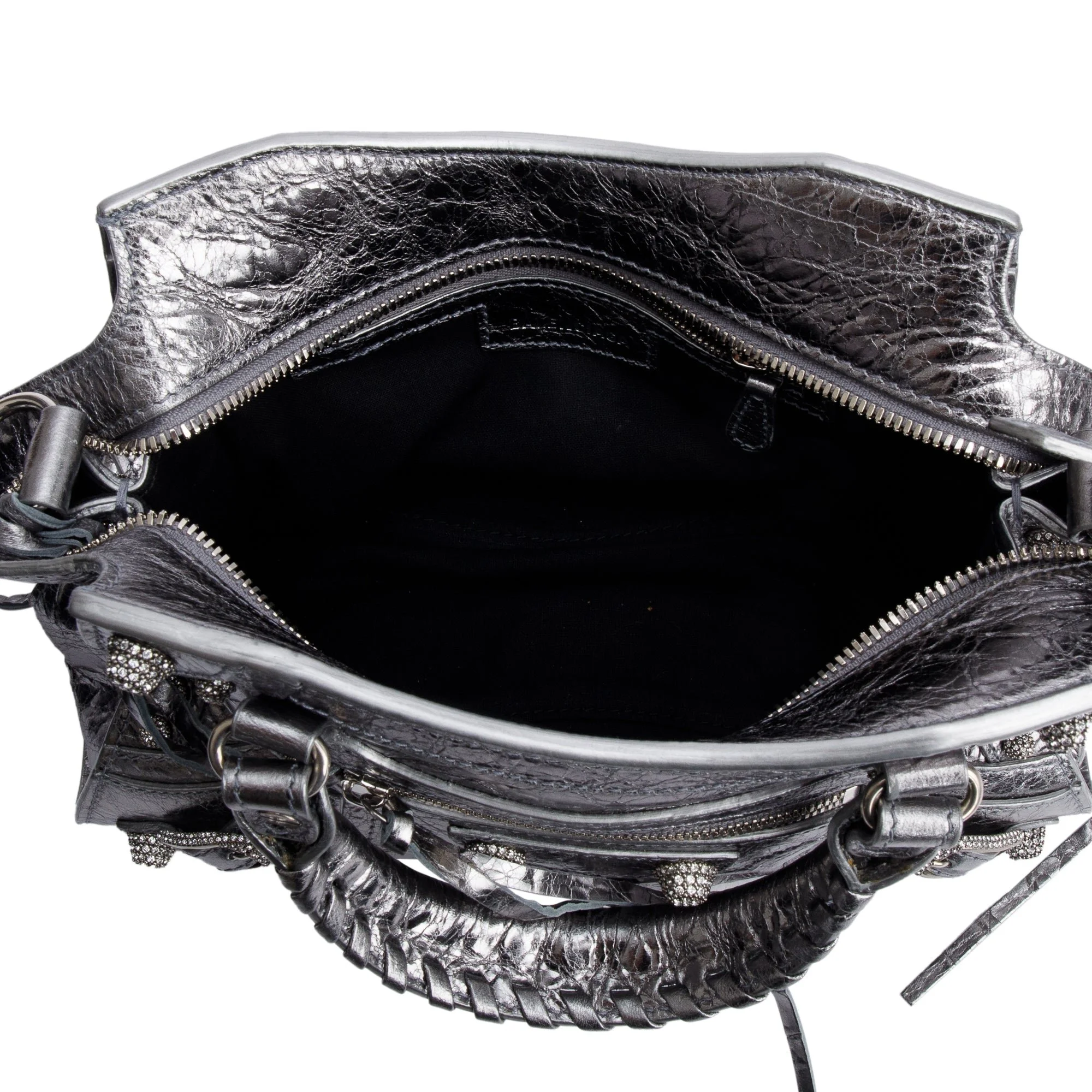 Balenciaga-Silver-Metallic-Arena-Leather-Crystal-Neo-Cagole-XS-City-Bag-w-Strap-8.jpg