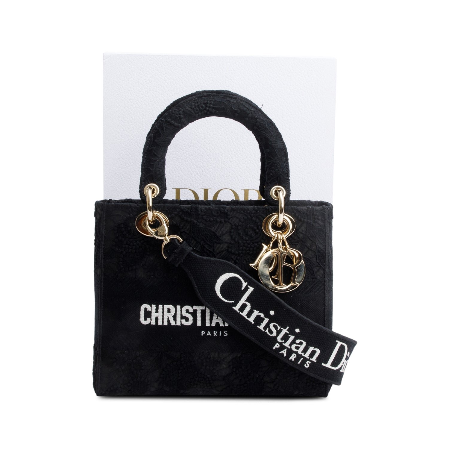 Christian-Dior-2023-Black-Canvas-Medium-Lady-D-Lace-Bag-w-Strap-Box-3.jpg