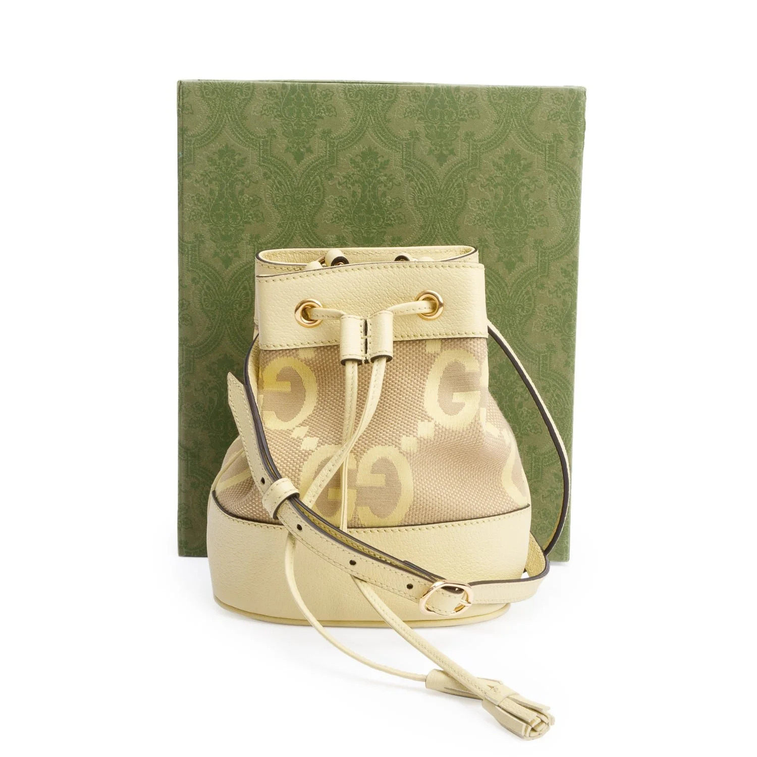 Gucci-Yellow-Jumbo-GG-Canvas-Leather-Ophidia-Mini-Bucket-Bag-w-Box-3.jpg